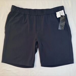NWT Zella Shorts Mens M Blue Performance Training Golf Soft Athleasure 34 X 9